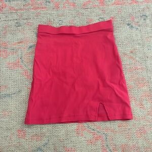 pink mini skirt size xs